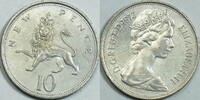 Grossbritannien 10 Pence 1973 vz 2.17 £ Tax included +  7.80 £ shipping
