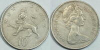 Grossbritannien 10 Pence 1968 vz 2.17 £ Tax included +  7.80 £ shipping