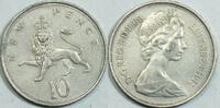 Grossbritannien 10 Pence 1969 vz 2.17 £ Tax included +  7.80 £ shipping