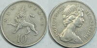 Grossbritannien 10 Pence 1975 ss-vz 2.17 £ Tax included +  7.80 £ shipping