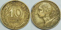 Frankreich 10 Centimes 1967 ss 1.30 £ Tax included +  7.80 £ shipping