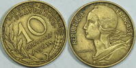 Frankreich 10 Centimes 1963 ss 1.30 £ Tax included +  7.80 £ shipping