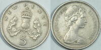 Grossbritannien 5 Pence 1969 ss-vz 2.17 £ Tax included +  7.80 £ shipping