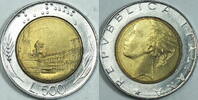 Italien 500 Lire 1989 vz - st 2.17 £ Tax included +  7.80 £ shipping