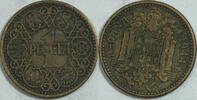 Spanien 1 Peseta 1944 ss 1.74 £ Tax included +  7.80 £ shipping