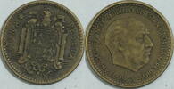 Spanien 1 Peseta 1959 ss 1.74 £ Tax included +  7.80 £ shipping