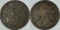 Grossbritannien  1 Penny 1877 s
