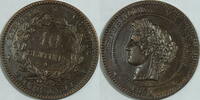 Frankreich 10 Centimes 1871 A EF