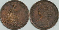 1 Farthing 1885 Grossbritannien  vz