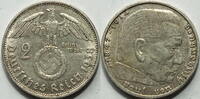 3. Reich 2 RM 1938 B ss-vz 10.33 £ Tax included +  12.57 £ shipping