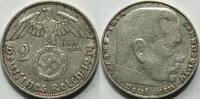 3. Reich 2 RM 1939 J ss-vz 10.33 £ Tax included +  12.57 £ shipping