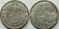 3. Reich 2 RM 1938 B ss-vz 10.33 £ Tax included +  12.57 £ shipping