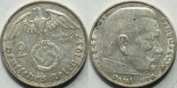 3. Reich 2 RM 1937 G ss - vz 10.33 £ Tax included +  12.57 £ shipping