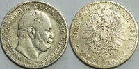 Preußen 2 Mark 1876 A Wilhelm I s 21.69 £ Tax included +  12.57 £ shipping