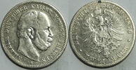 Preußen 2 Mark 1876 A Wilhelm I s 21.69 £ Tax included +  12.57 £ shipping