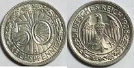 Weimar 50 Pf 1938 G Kursmünze 1927-1938) UNC-