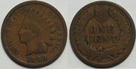 USA 1 Cent 1890 s-ss 8.24 £ Tax included +  7.80 £ shipping