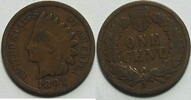 USA 1 Cent 1891 s-ss 6.51 £ Tax included +  7.80 £ shipping