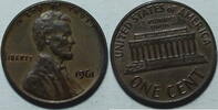 USA 1 Cent 1961 vz 1.04 £  +  12.61 £ shipping