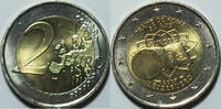 Luxemburg 2 € 2009 50. Jahrestag der römischen Verträge bfr 3.90 £  +  12.61 £ shipping