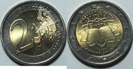 Griechenland 2 € 2007 Römische Verträge bfr, vz-st 5.64 £  +  12.61 £ shipping
