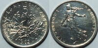 Frankreich 5 Francs 1962 vz 12.09 £  +  12.61 £ shipping