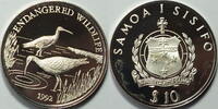 Samoa 10 $ Gefärdete Tierwelt: Borstenbrachvogel -