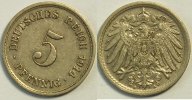 Kaiserreich 5 Reichspfennig -