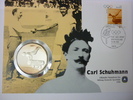 Deutschland Numisbrief Sport incl Silbermed. Carl Schumacher -