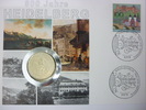Deutschland 5 DM und 1,00 DM Numisbrief Heidelberg -