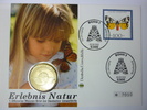 Deutschland 5 DM und 1,00 DM Numisbrief Umwelt -