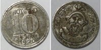 Kaiserreich 10 Pf Notgeld der Stadt Coblenz -