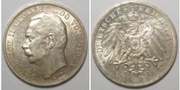 Kaiserreich Baden 3 Mark 3 Mark Kursmünze Baden Grossherzog Friedrich II -