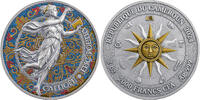 Calliope The Nine Muses 2 oz Antique finish Silver Coin 2000 Francs CFA Cameroon 2024