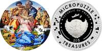 Palau 20 dollars 2023 Doni Tondo by Michelangelo Micropuzzle Treasures L... 390.04 £ free shipping