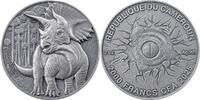 Cameroon 2000 francs 2025 Triceratops Lost World 2 oz Antique finish Sil... 172.52 £ free shipping