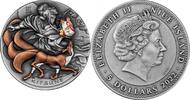 Niue 5 dollars 2022 Kitsune 2 oz Antique finish Silver Coin 5$ Niue 2022... 233.99 £ free shipping