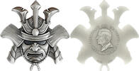Solomon Islands 10 dollars 2024 Samurai Helmet Ancient Warriors 10 oz An... 650.13 £ free shipping