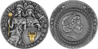 Niue 5 dollars 2022 Hera & Juno 2 oz Antique finish Silver Coin 5$ Niue ... 216.65 £ free shipping