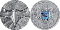 United Crypto States 1000 Satoshi Binary Eagle Binary World 2 oz Antique finish Silver Coin 1000 Satoshi 2023 United Crypto States -