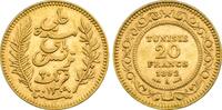 Tunisia 20 Francs AH 1309 (1892)-A French Protectorate, Ali Bey, Paris m... 693.56 £  +  17.34 £ shipping