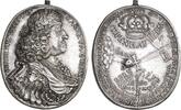 Denmark Frederik III Medal 1660 XF/AU