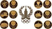 Russia 100 Rouble 1980 Olympic gold Proof Set UNC Proof 10,923.57 £ free shipping