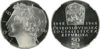 Czechoslovakia 50 Korun 1968 Republic NGC PF67 CAMEO 512.73 &pound;  +  21.36 &pound; shipping