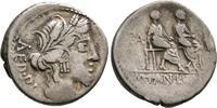 Roman Republican AR Denarius 86 BC. M. Fannius and L. Critonius, Very Fine 65.02 £  +  11.27 £ shipping