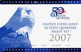 United States  2007 U.S Mint five quarters Proof Set (G18)