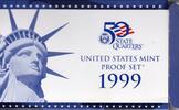 United States 1999 1999 U.S Mint nine coin Proof Set (G7)  26.06 £  +  40.95 £ shipping