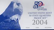 United States 2004 2004 U.S Mint five quarters Proof Set (G15) DISCOUNT!!  11.17 £  +  40.95 £ shipping