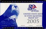 United States 2005 2005 U.S Mint five quarters Proof Set (G16)  14.89 £  +  40.95 £ shipping