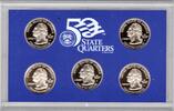 United States 2007 2007 U.S Mint five quarters Proof Set (G18)  22.34 £  +  40.95 £ shipping